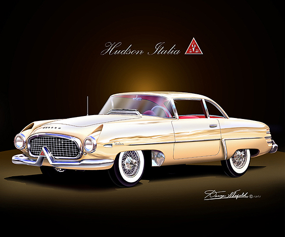 HUDSON classic car art by Danny Whitfield