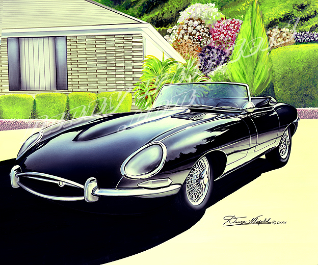 Jaguar high quality art prints by Danny Whitfield