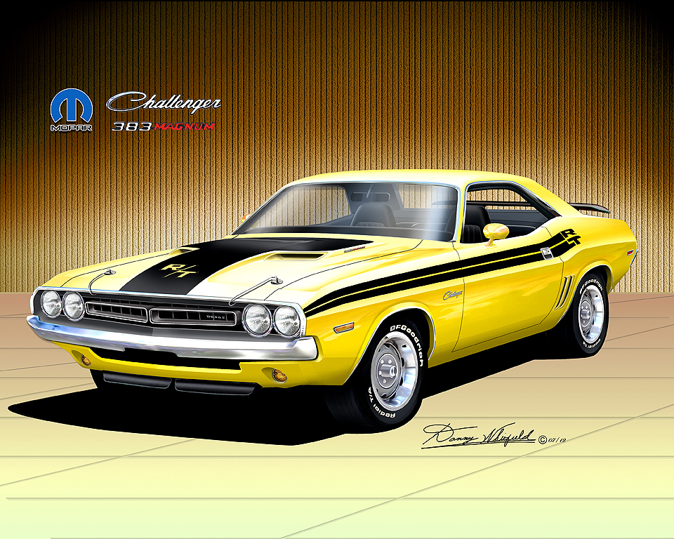 Dodge challenger art